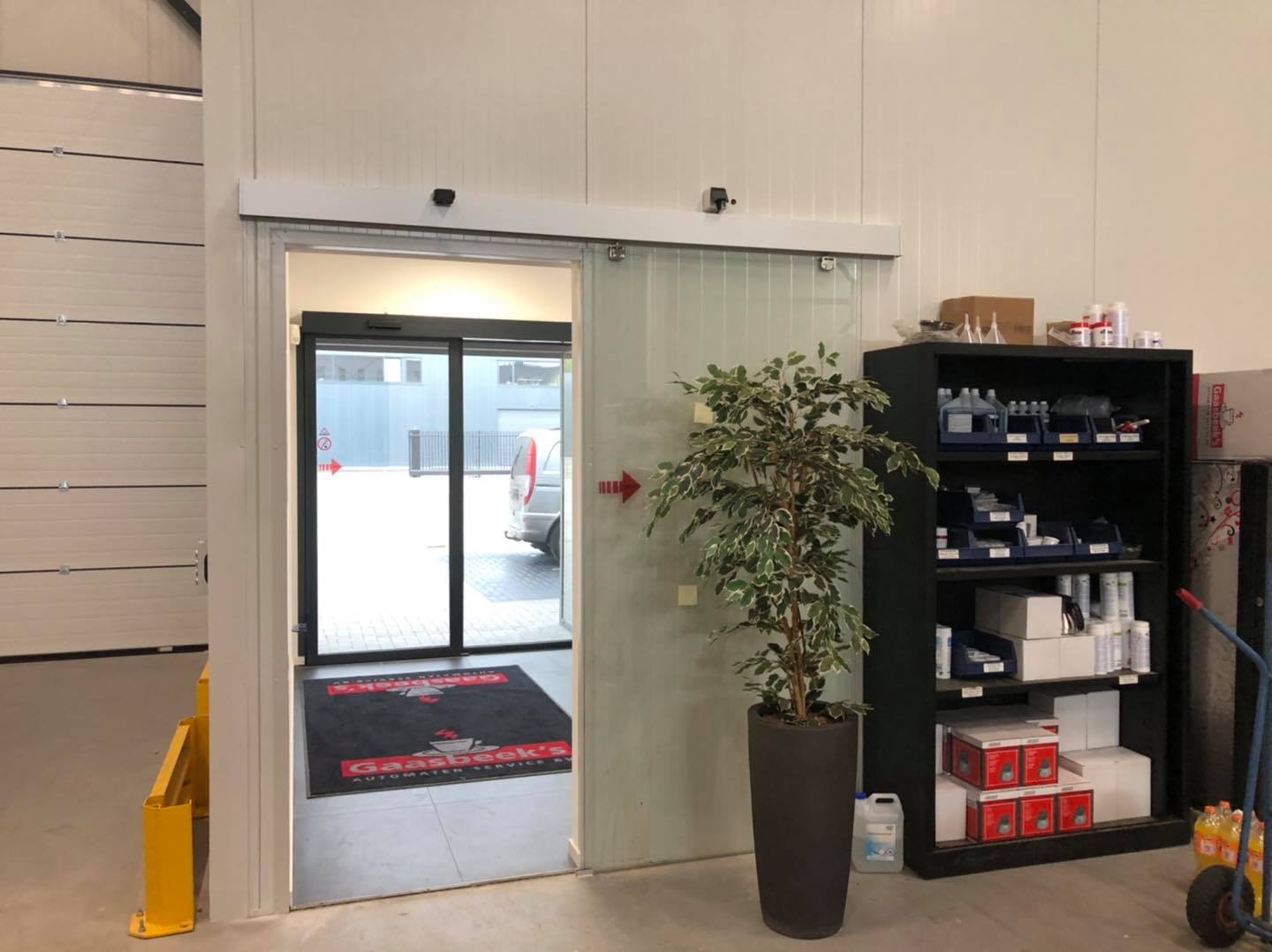 Enkelvoudige schuifdeur